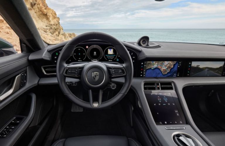 2025 Porsche Taycan cabin view